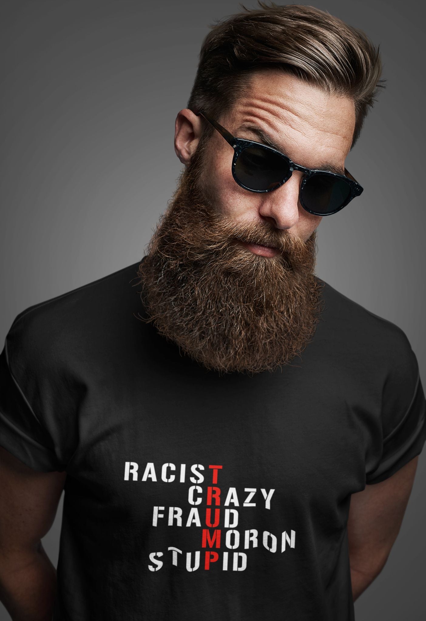 Anti-Trump Acronym Unisex Statement Tee