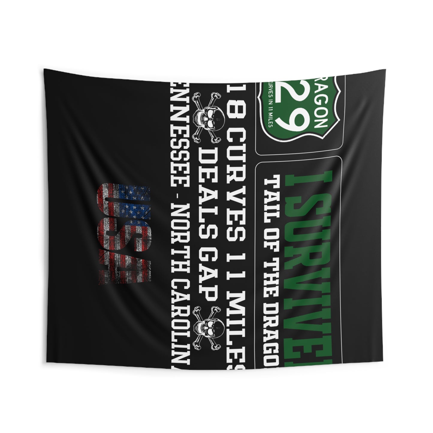 Tail Of The Dragon , Indoor Wall Banner