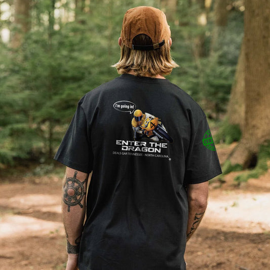 TOD - BIKER 3 Side Print Enter The Dragon ,Unisex classic tee