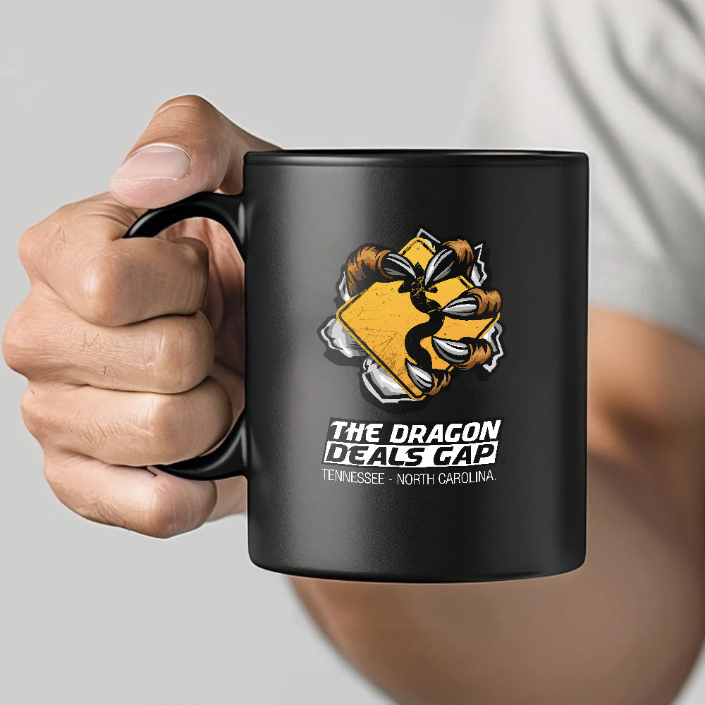 Dragon Claw Black Glossy Mug