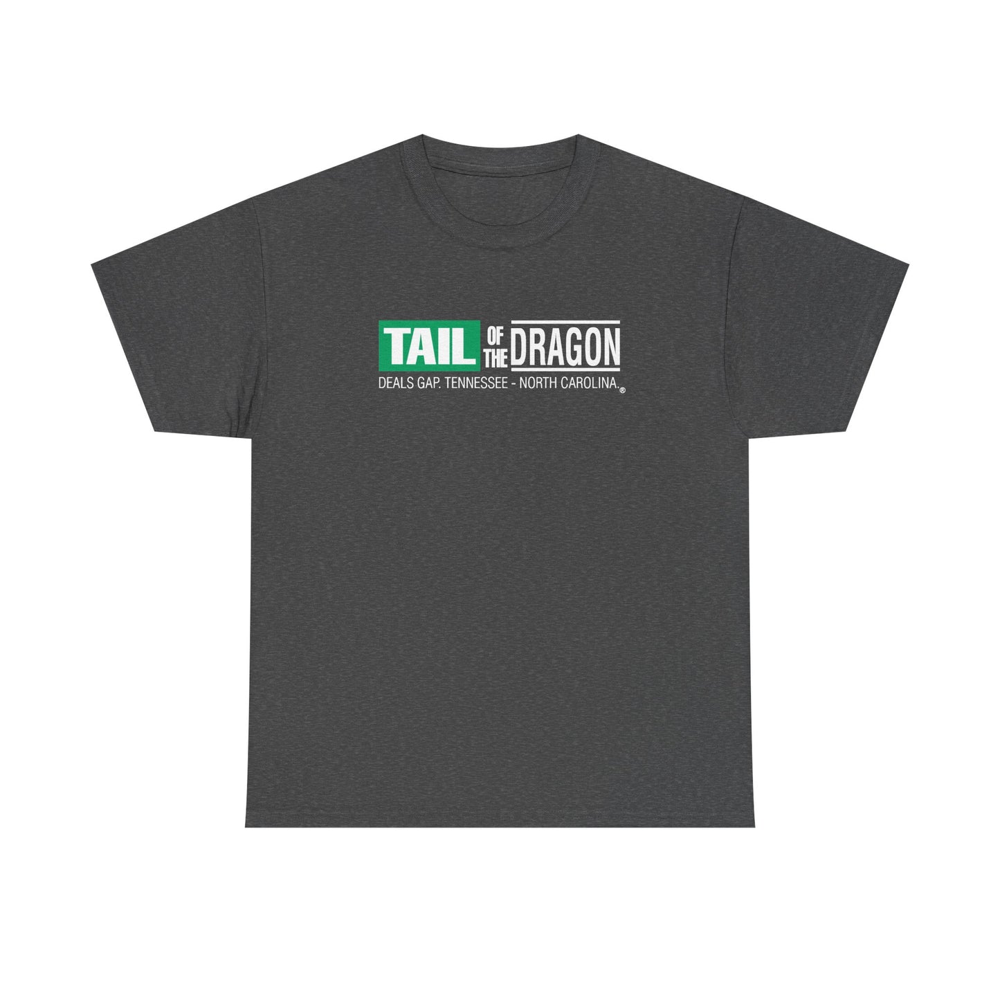 Tail Of The Dragon,  T-Shirt, One Side Unisex Heavy Cotton Tee