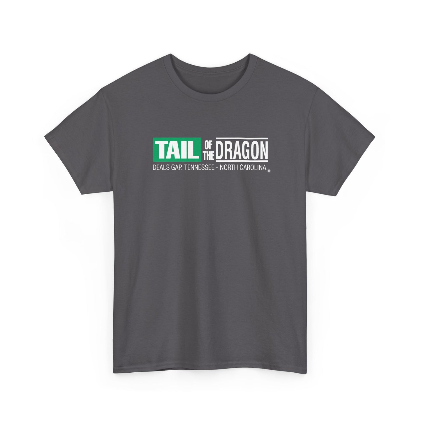Tail Of The Dragon,  T-Shirt, One Side Unisex Heavy Cotton Tee