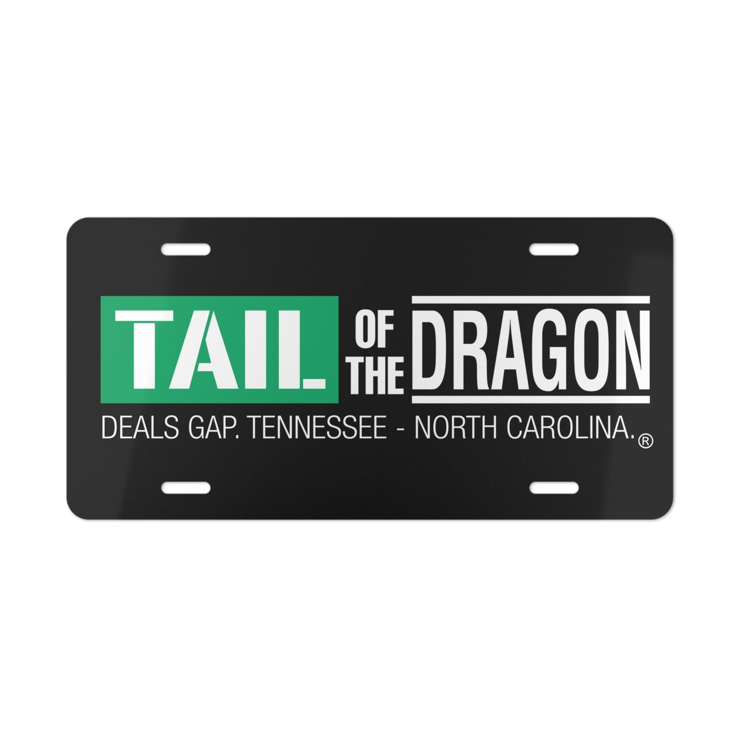 Tail Of The Dragon , Vanity Plate