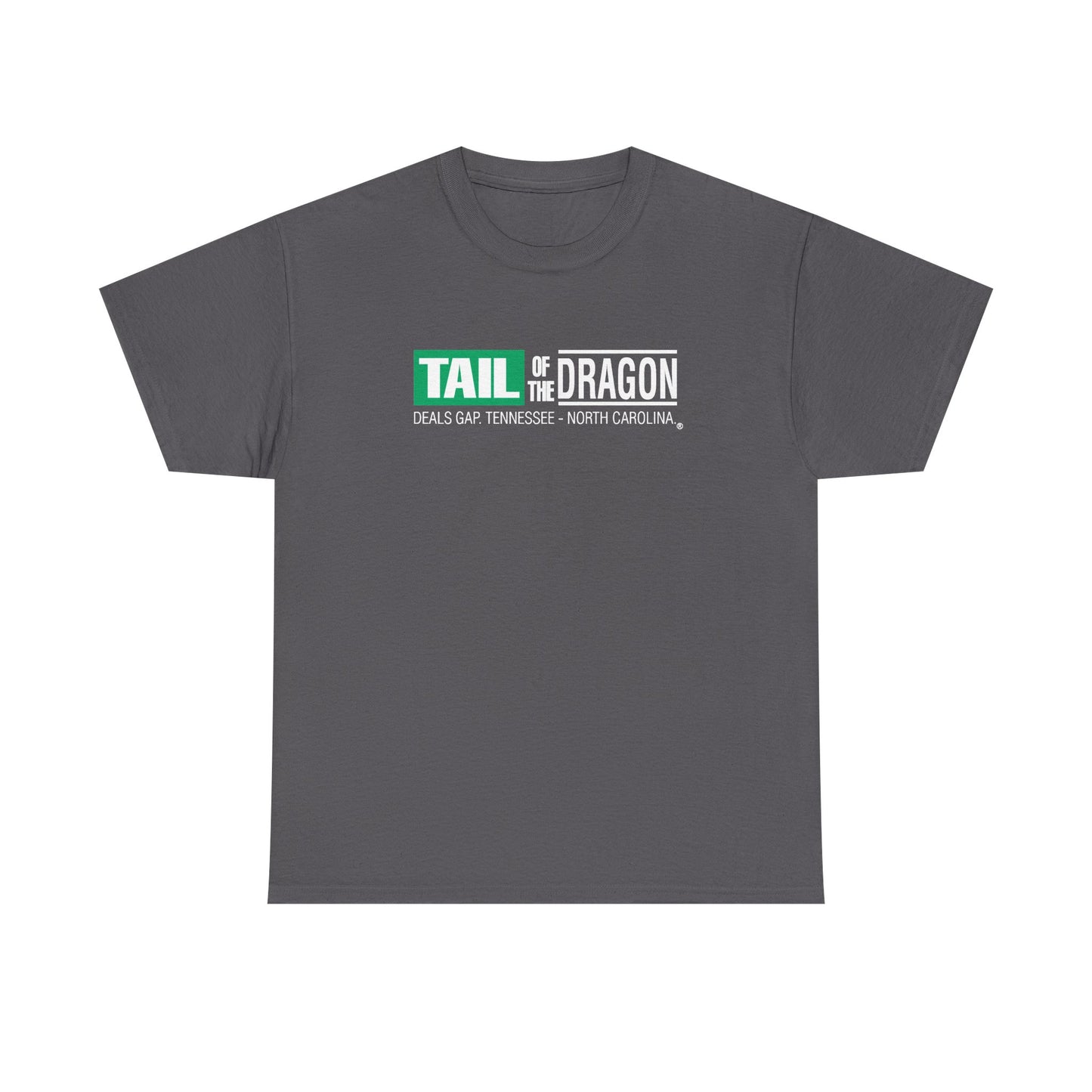 Tail Of The Dragon,  T-Shirt, One Side Unisex Heavy Cotton Tee