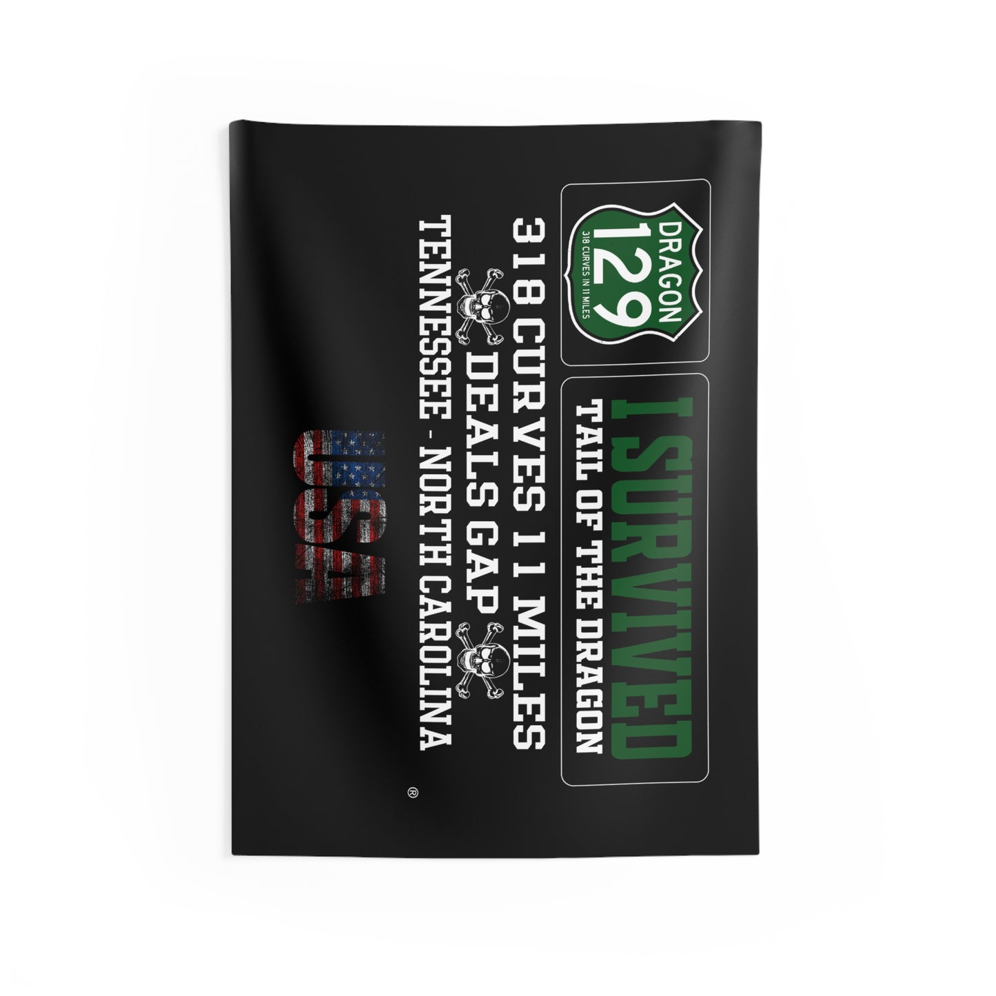 Tail Of The Dragon , Indoor Wall Banner