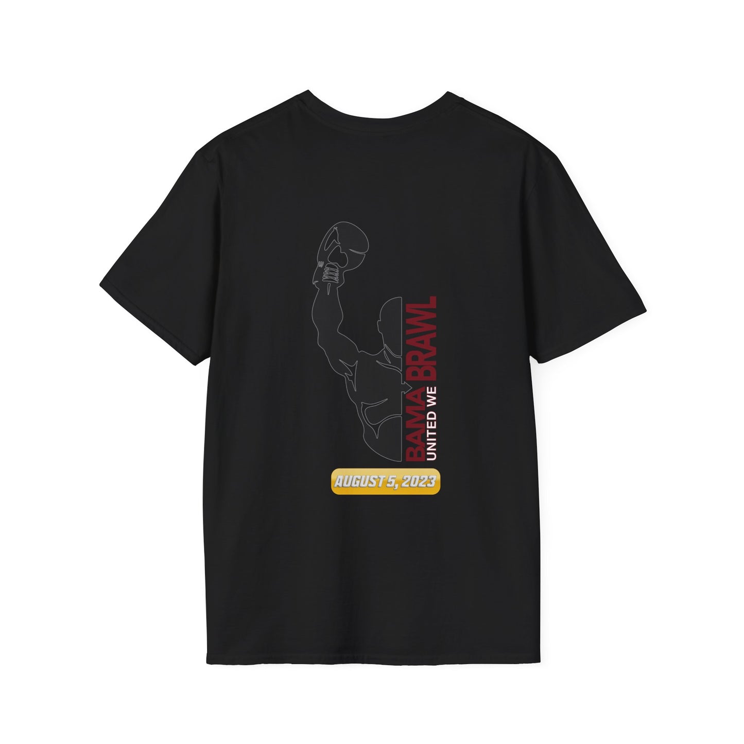 Commemorative Bama Brawl Supporter Two Sided, Unisex Softstyle T-Shirt