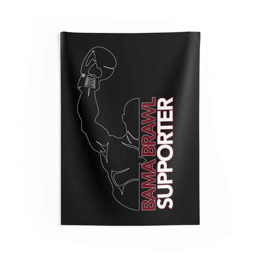 Bama Brawl Supporter Banner, Indoor Wall Tapestries