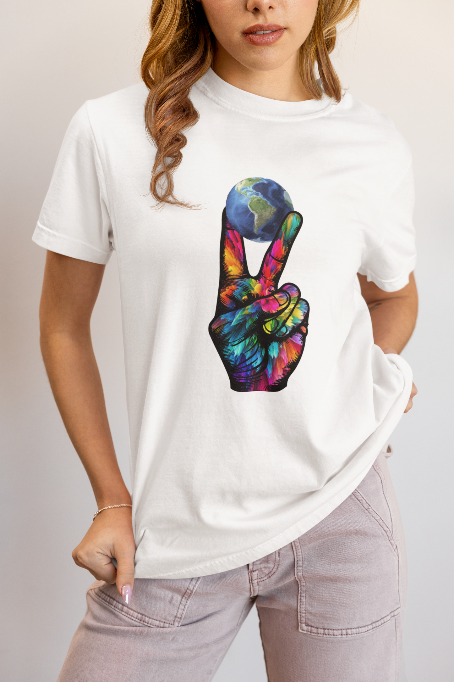 PEACE - World Peace (001) Short-Sleeve Unisex T-Shirt