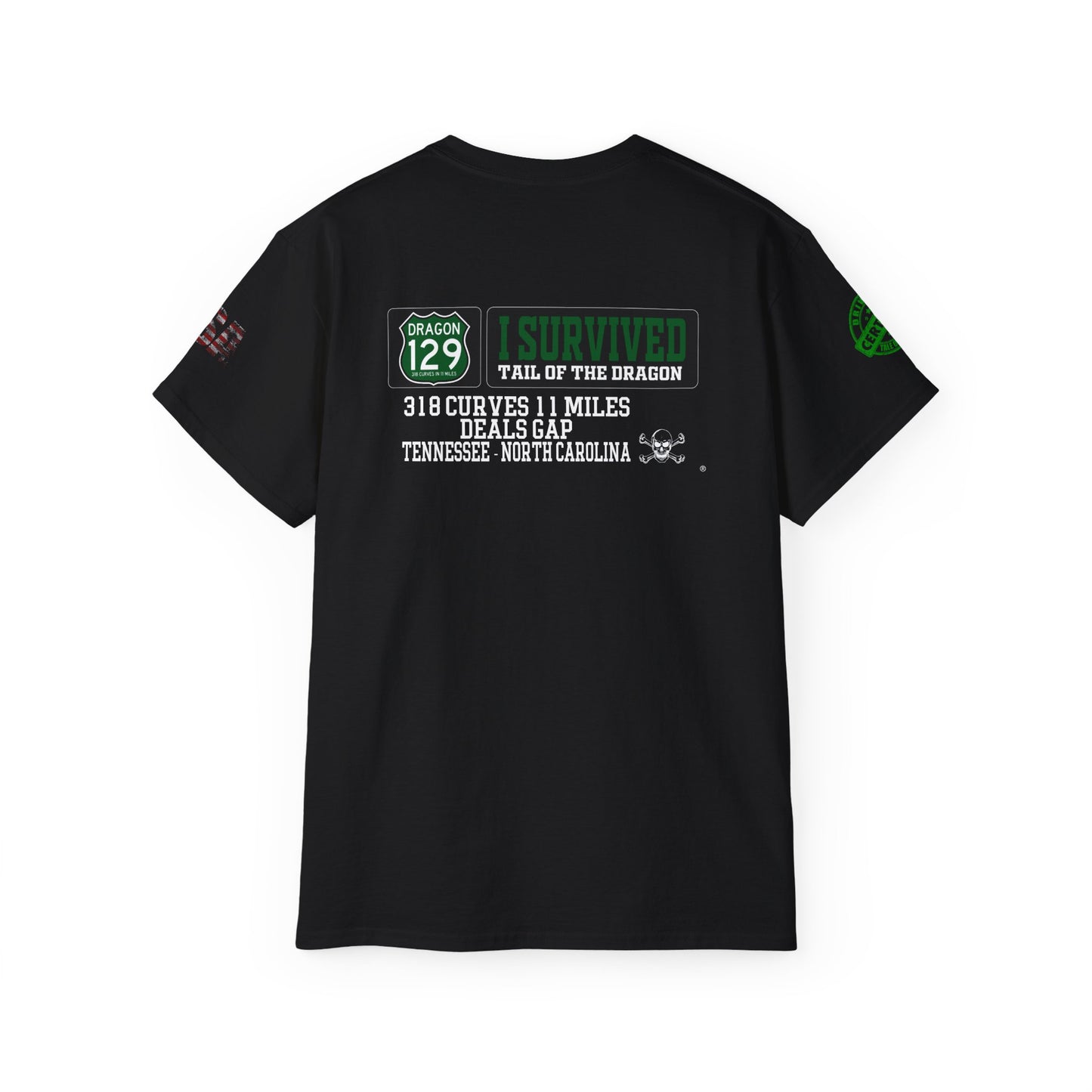 Tail Of Dragon,  4 Sided (DRIVER) T-Shirt