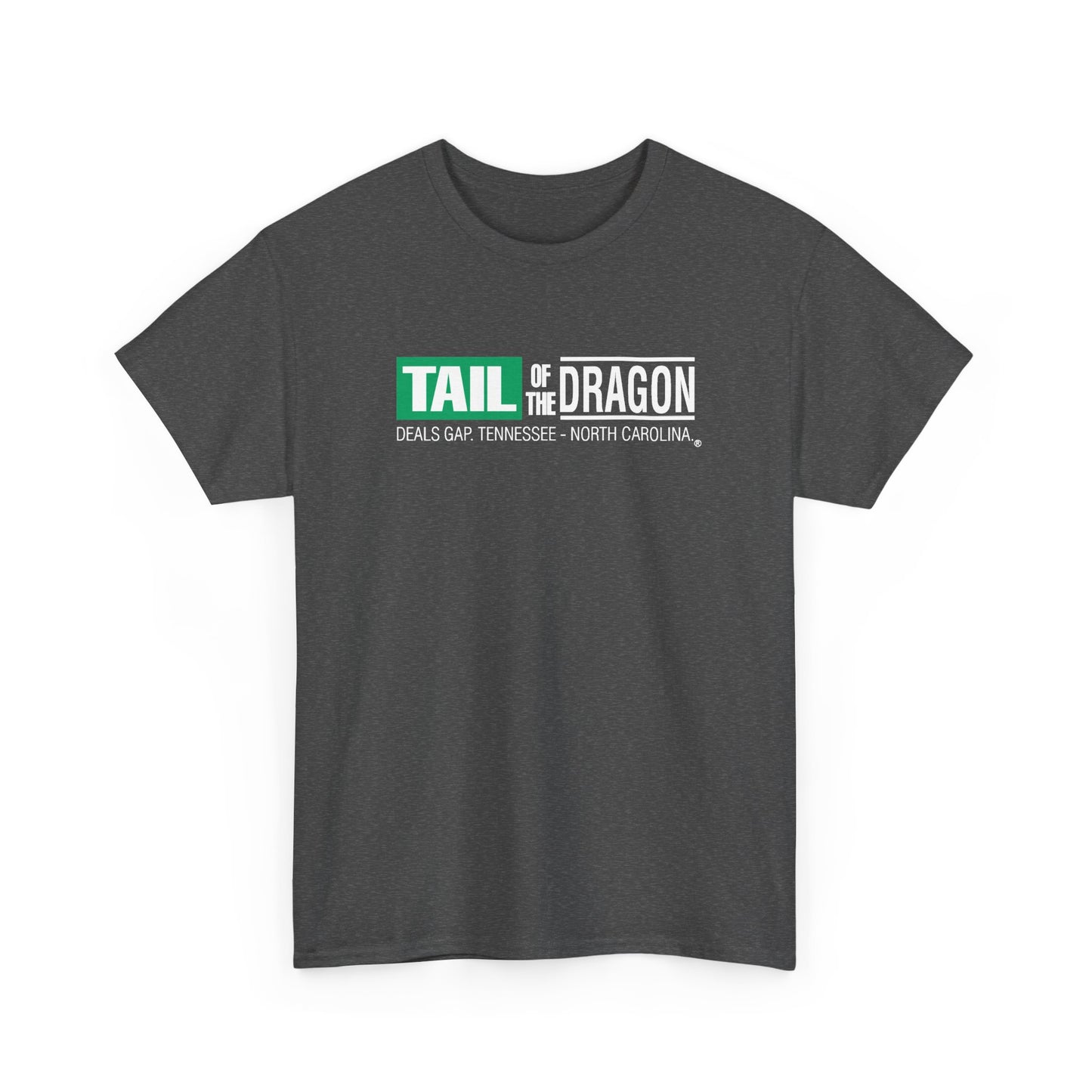 Tail Of The Dragon,  T-Shirt, One Side Unisex Heavy Cotton Tee