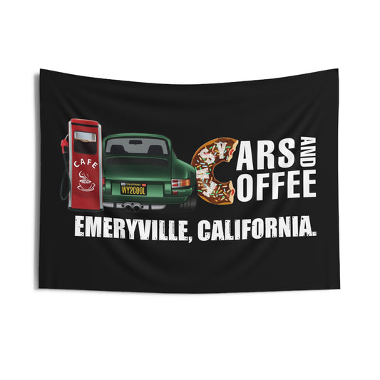 C&C EMERYVILLE, GREEN 911 Indoor Wall Tapestries