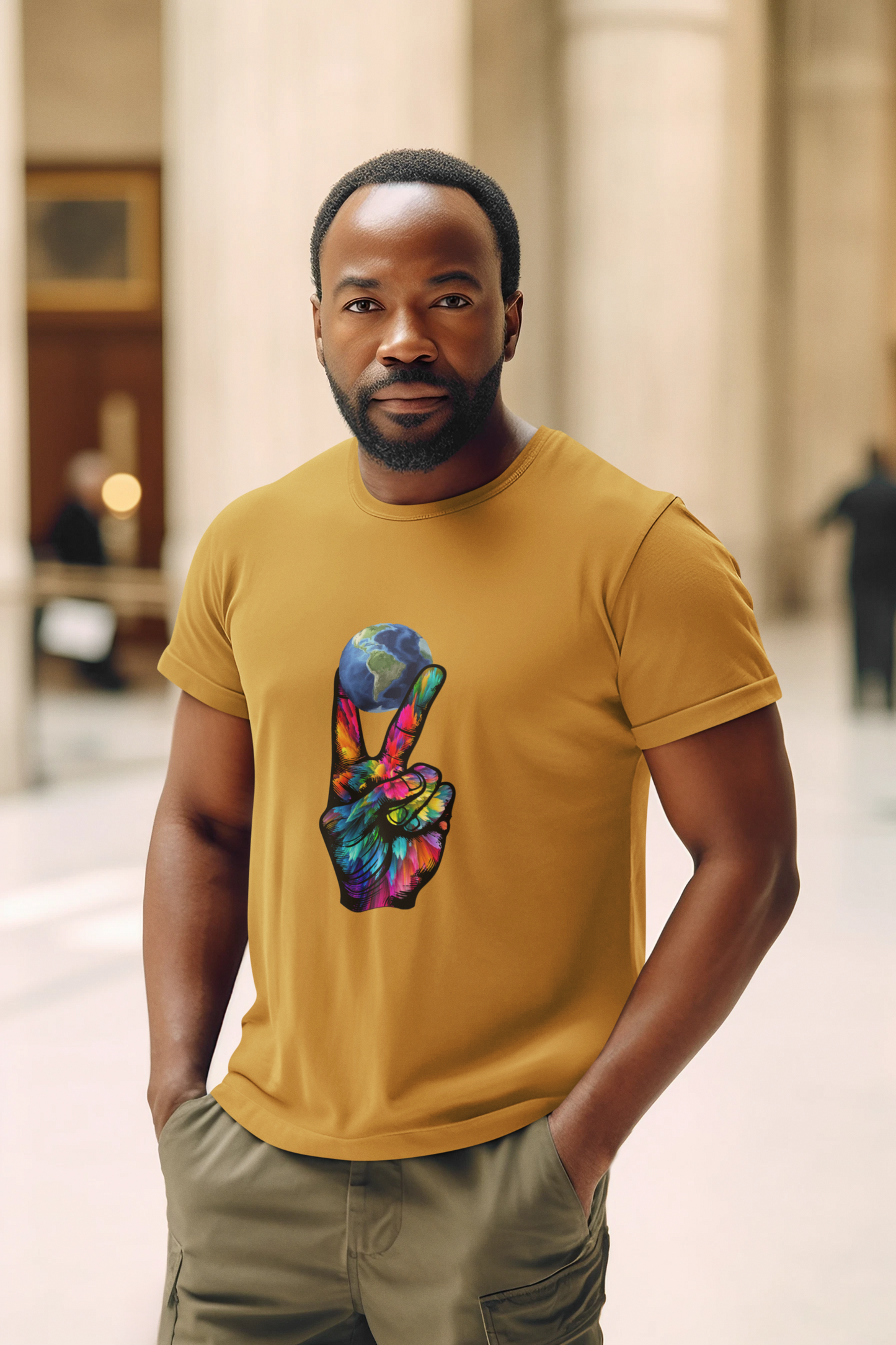 PEACE - World Peace (001) Short-Sleeve Unisex T-Shirt