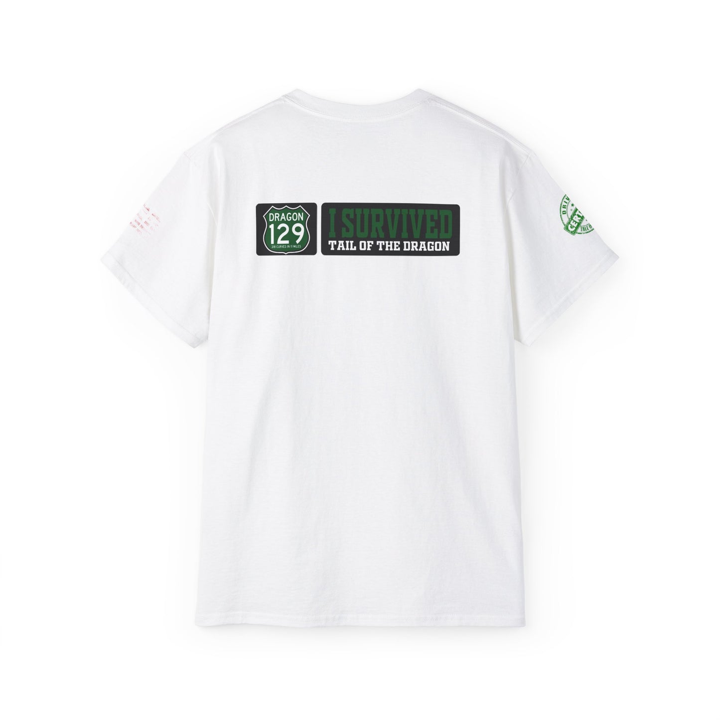 Tail Of Dragon,  4 Sided (DRIVER) T-Shirt