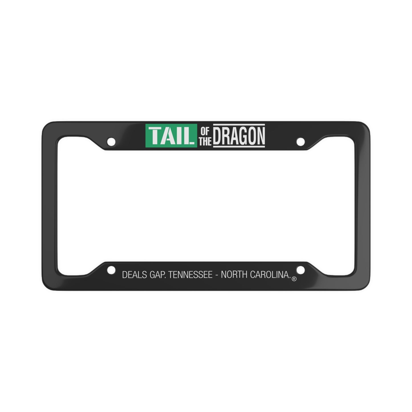 Tail Of The Dragon ,License Plate Frame