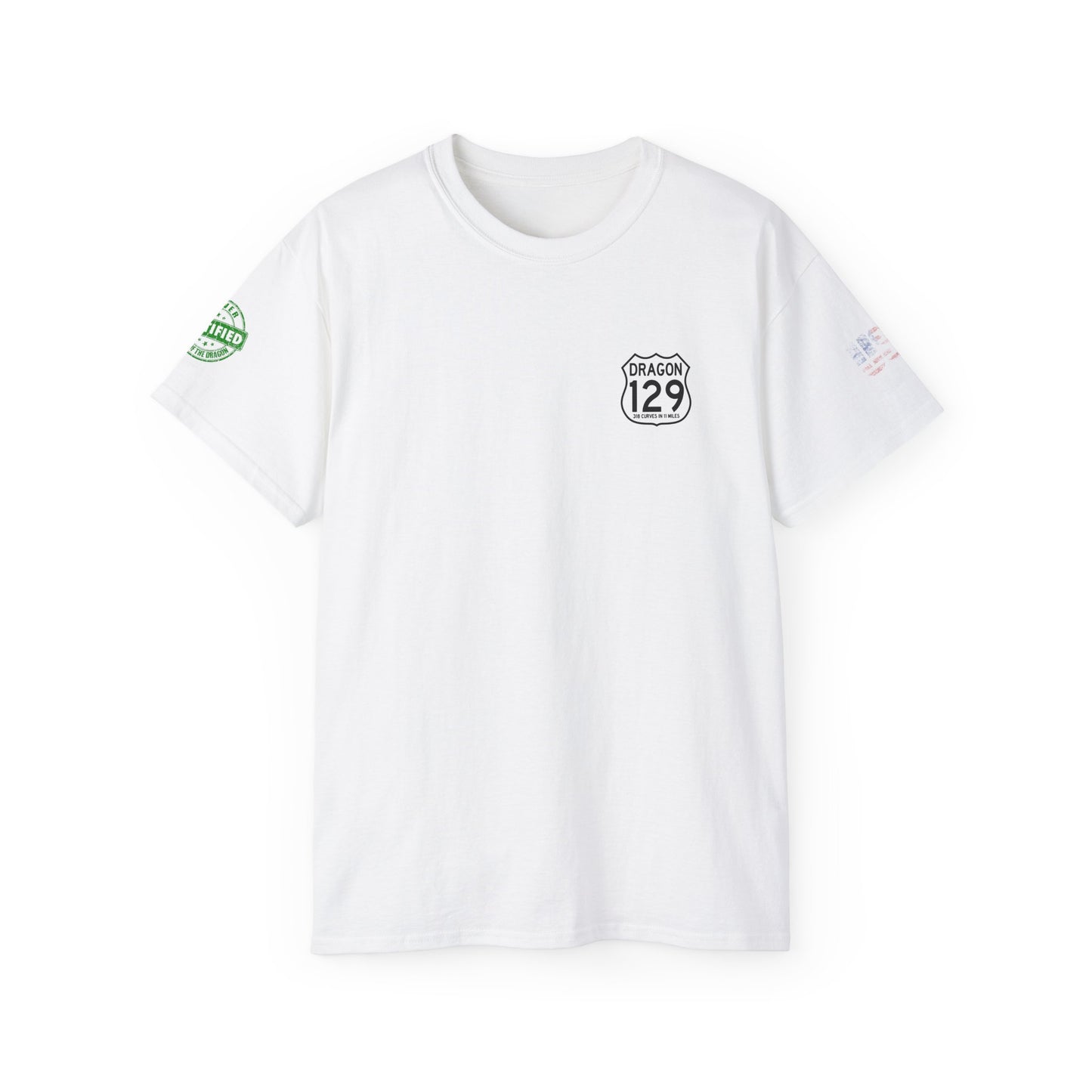 Tail Of Dragon,  4 Sided (DRIVER) T-Shirt