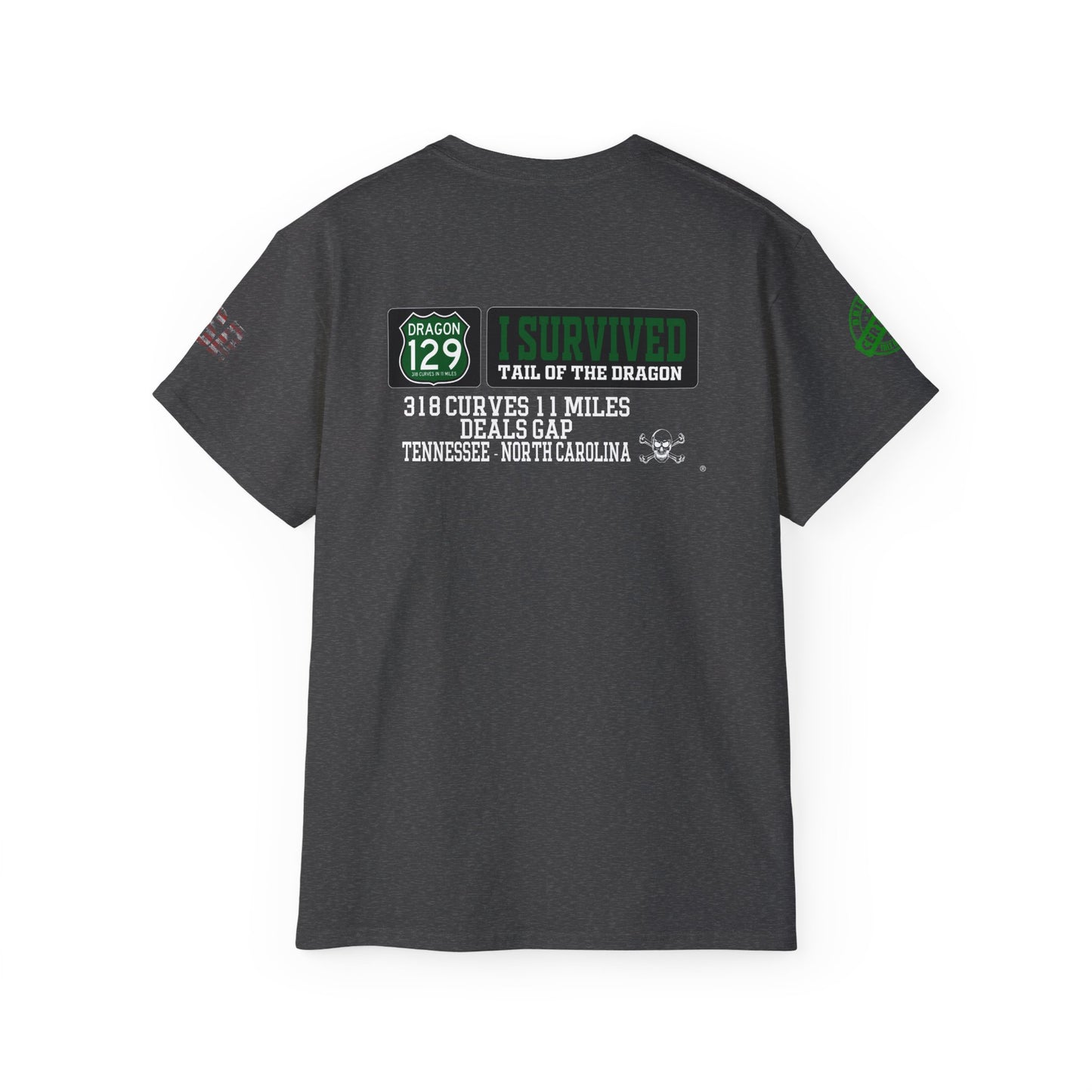 Tail Of Dragon,  4 Sided (DRIVER) T-Shirt