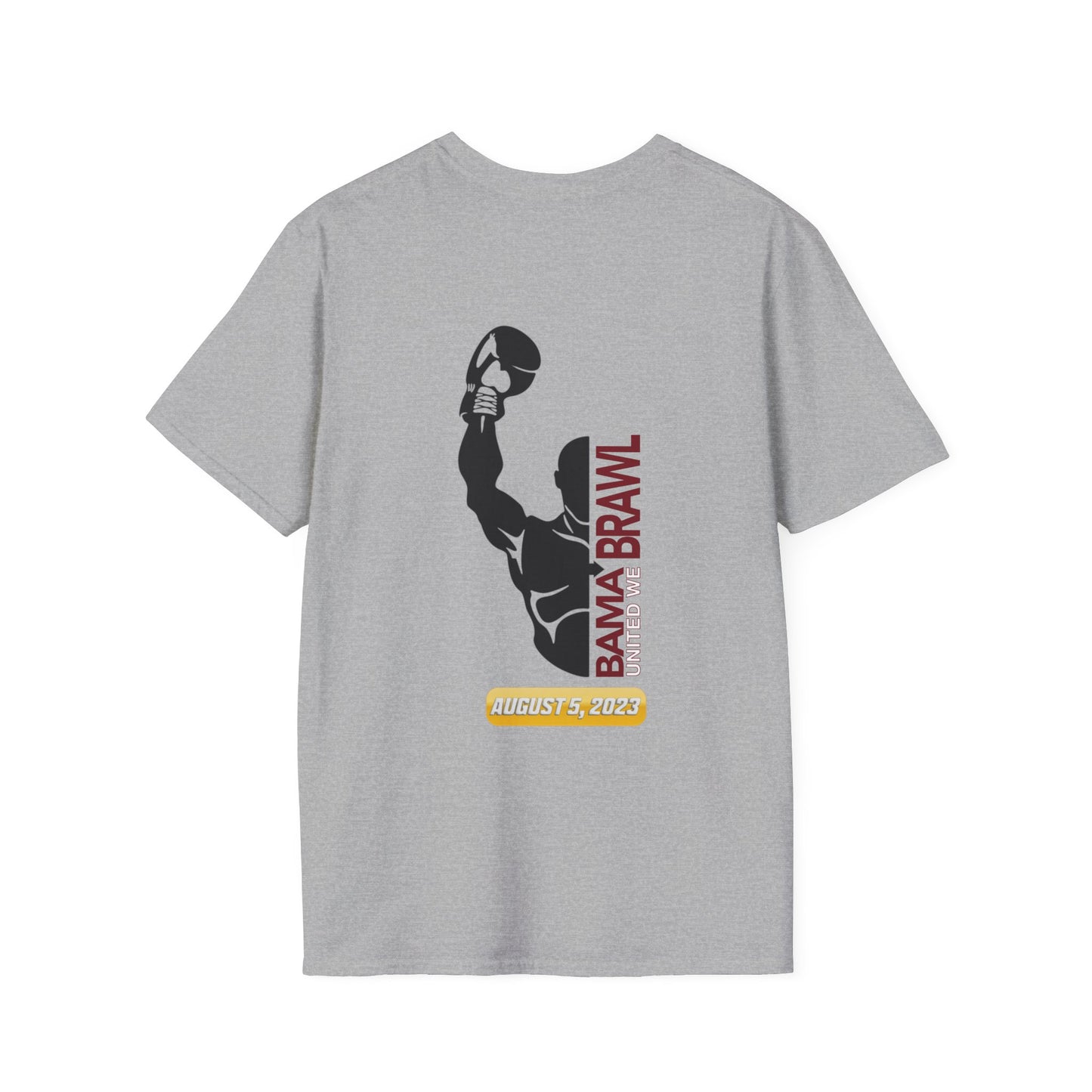 Commemorative Bama Brawl Supporter Two Sided, Unisex Softstyle T-Shirt
