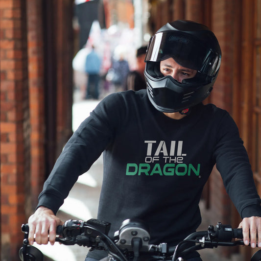 Tail of the Dragon | Garment-dyed heavyweight long-sleeve shirt
