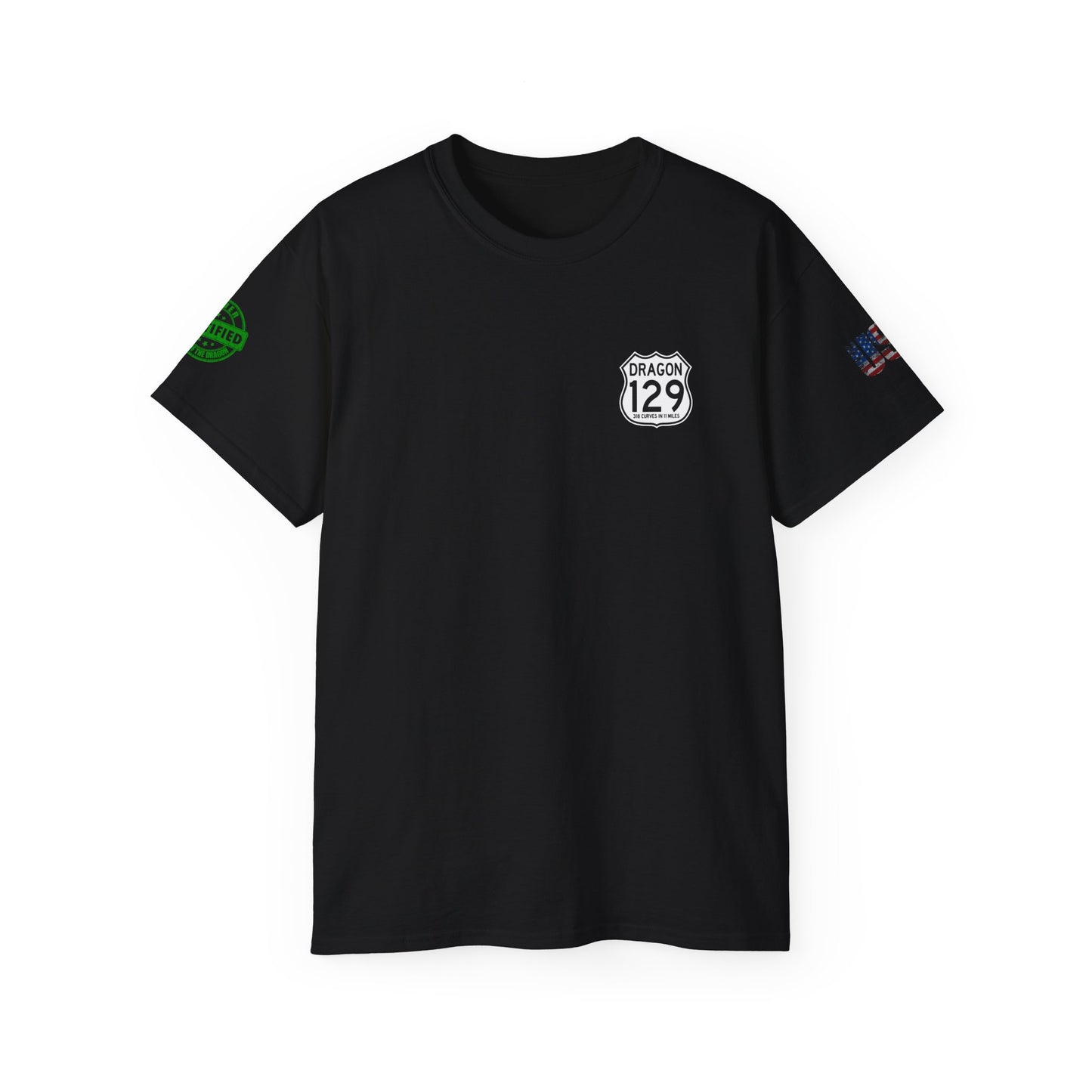 Tail Of Dragon,  4 Sided (DRIVER) T-Shirt