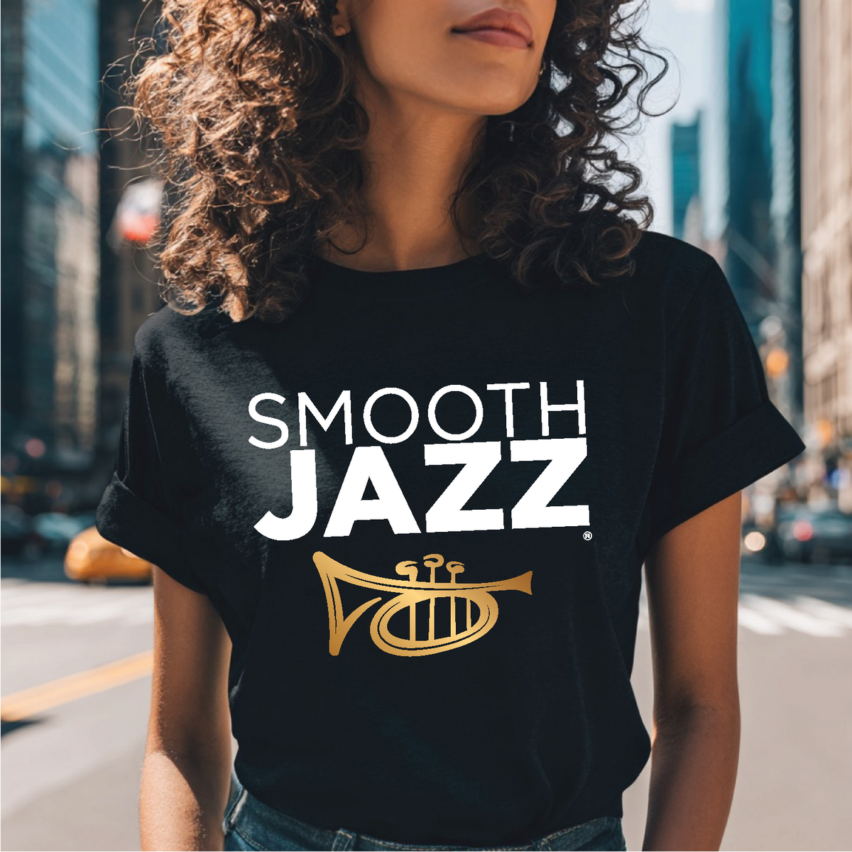 SJ - Smooth Jazz Golden Short-Sleeve Unisex T-Shirt