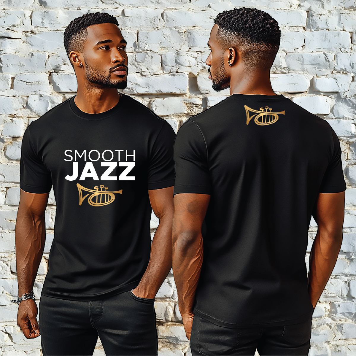 SJ - Smooth Jazz Golden Short-Sleeve Unisex T-Shirt