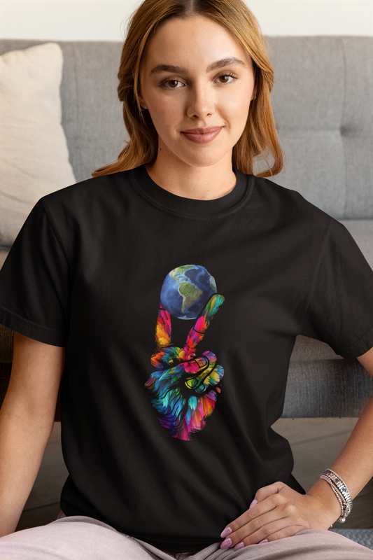 PEACE - World Peace (001) Short-Sleeve Unisex T-Shirt