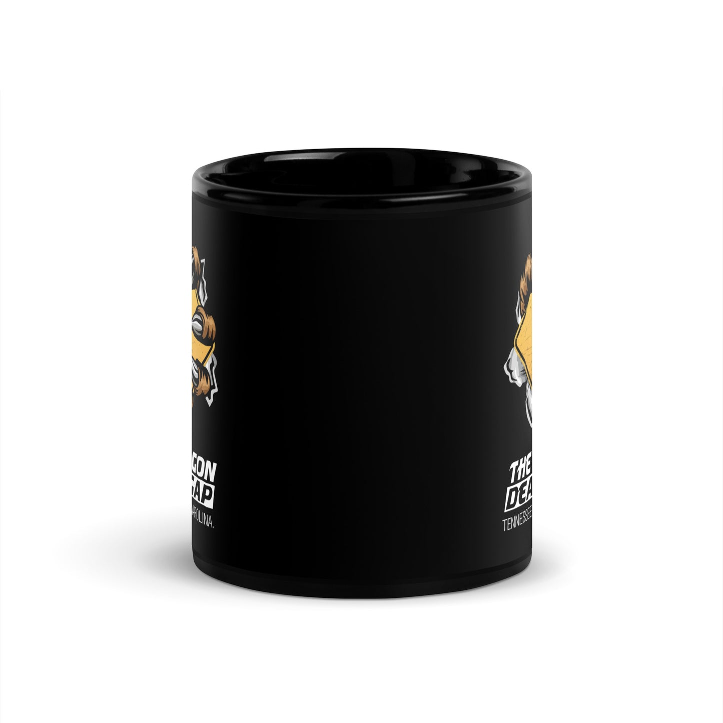 Dragon Claw Black Glossy Mug