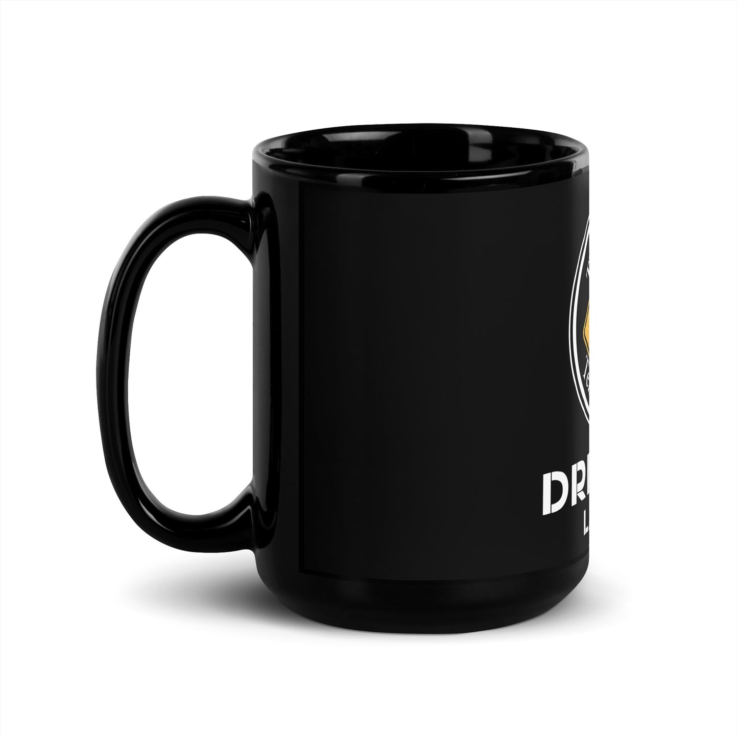 Tail Of The Dragon - Black Glossy Mug