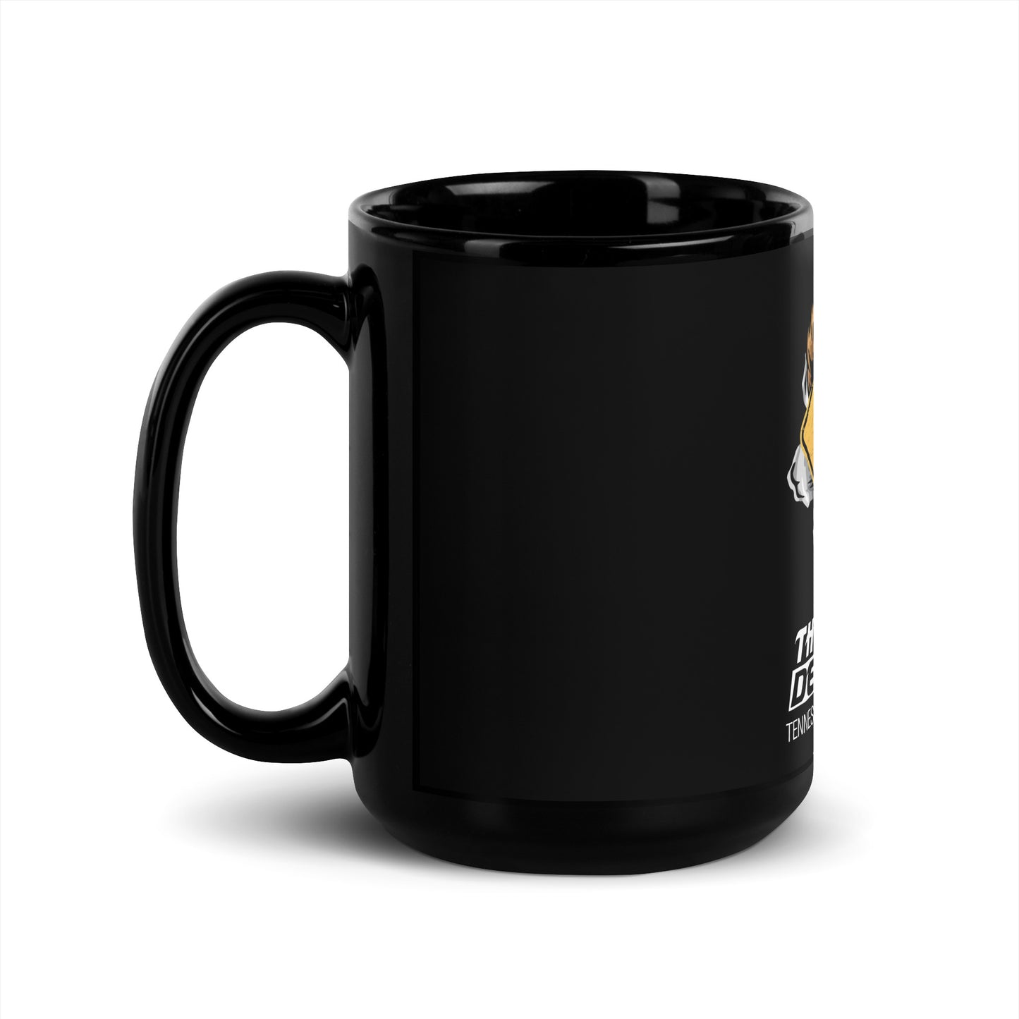 Dragon Claw Black Glossy Mug