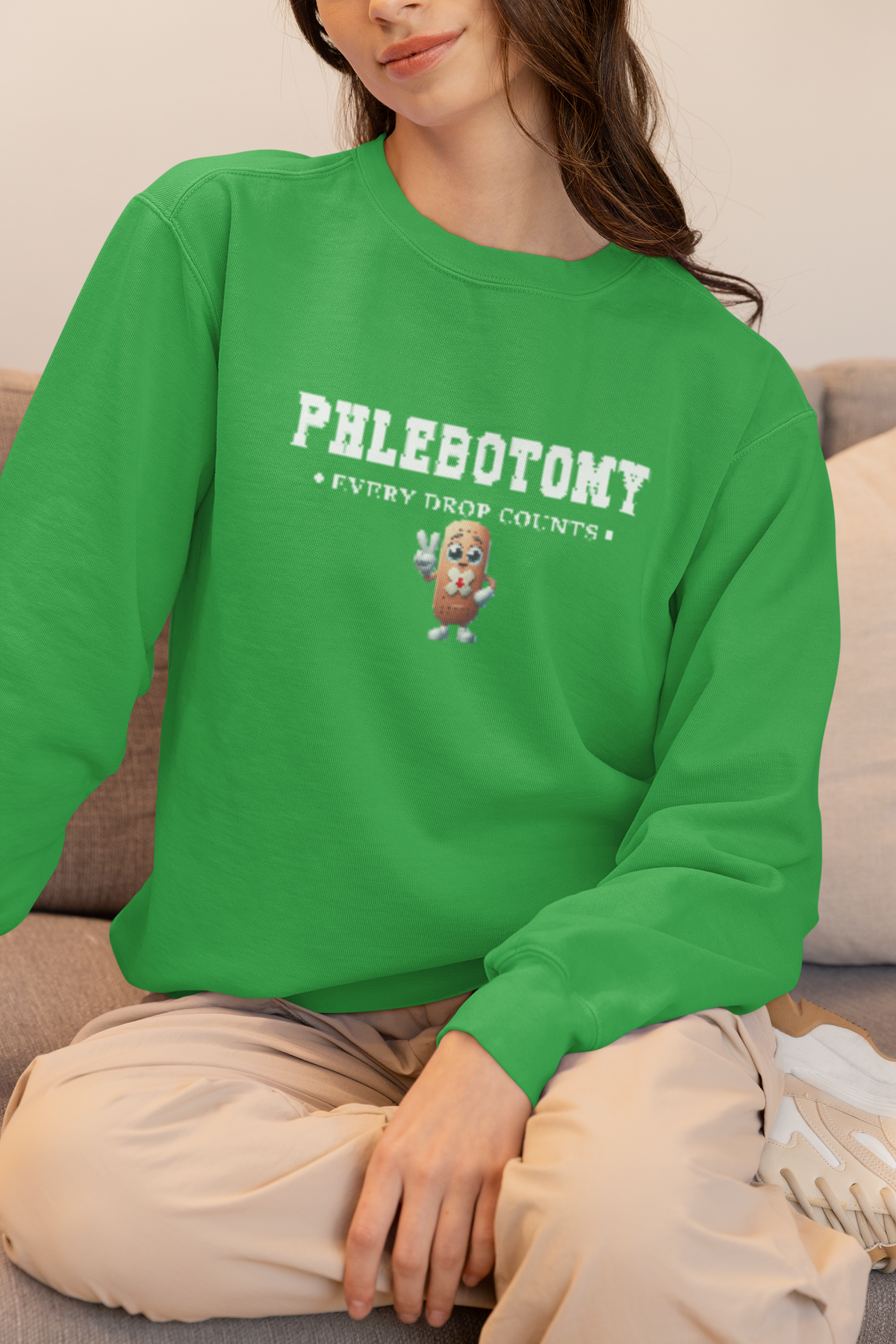 Phl - Phlebotomy Band Aid (020) Unisex Long Sleeve Shirt