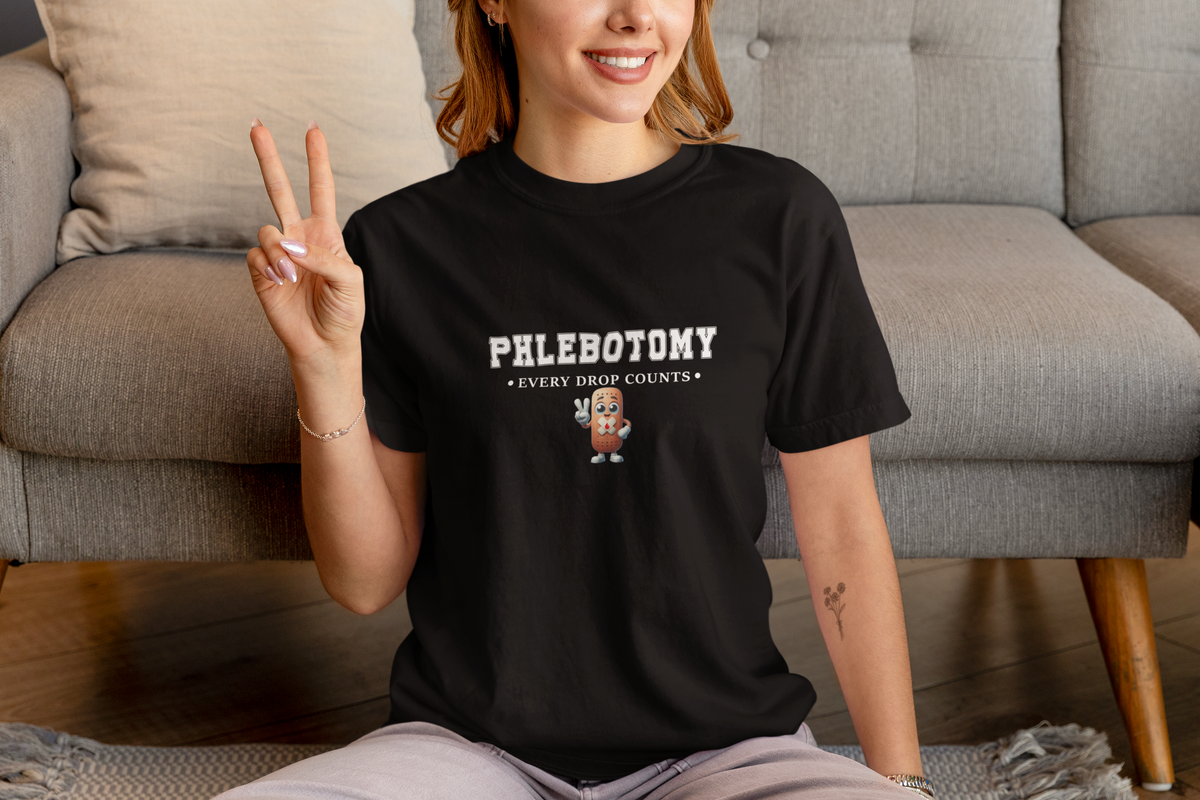 PHLEBOTOMY - EVERY DROP COUNTS (1) Unisex t-shirt