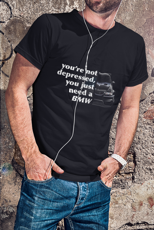 BMW 02 - Your Not Depressed... Unisex garment-dyed heavyweight t-shirt