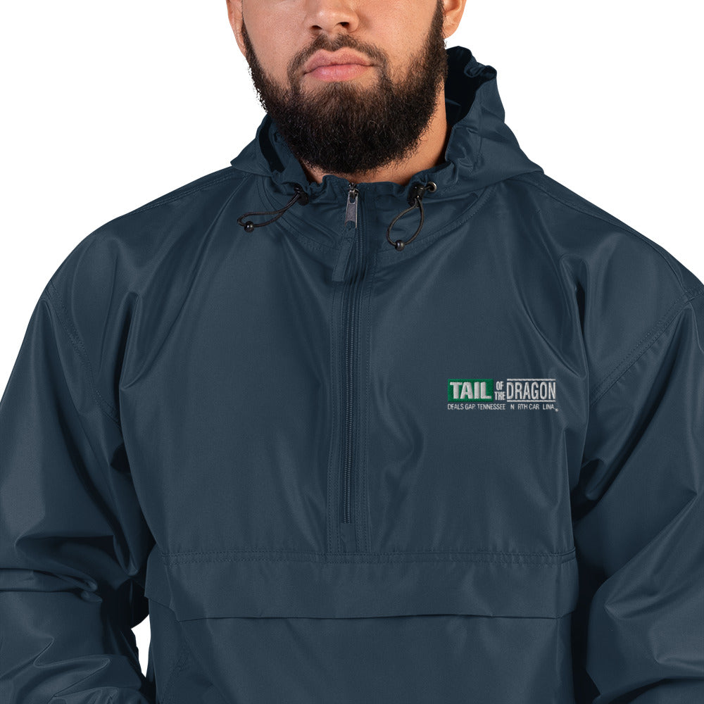 Tail Of The Dragon - Embroidered Champion Packable Jacket