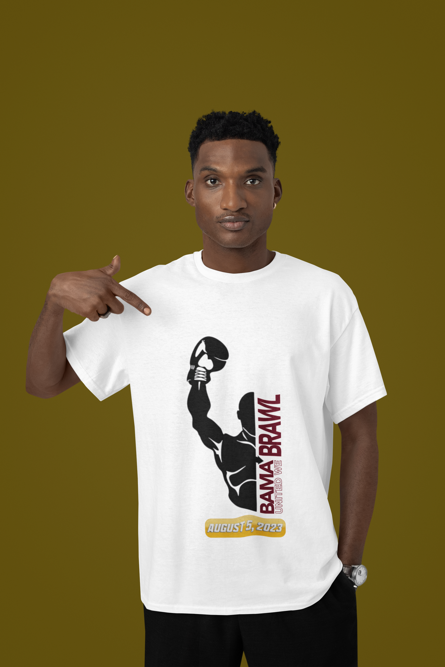 BAMA BRAWL COMMEMORATIVE , FRONT PRINT ONLY - Unisex t-shirt