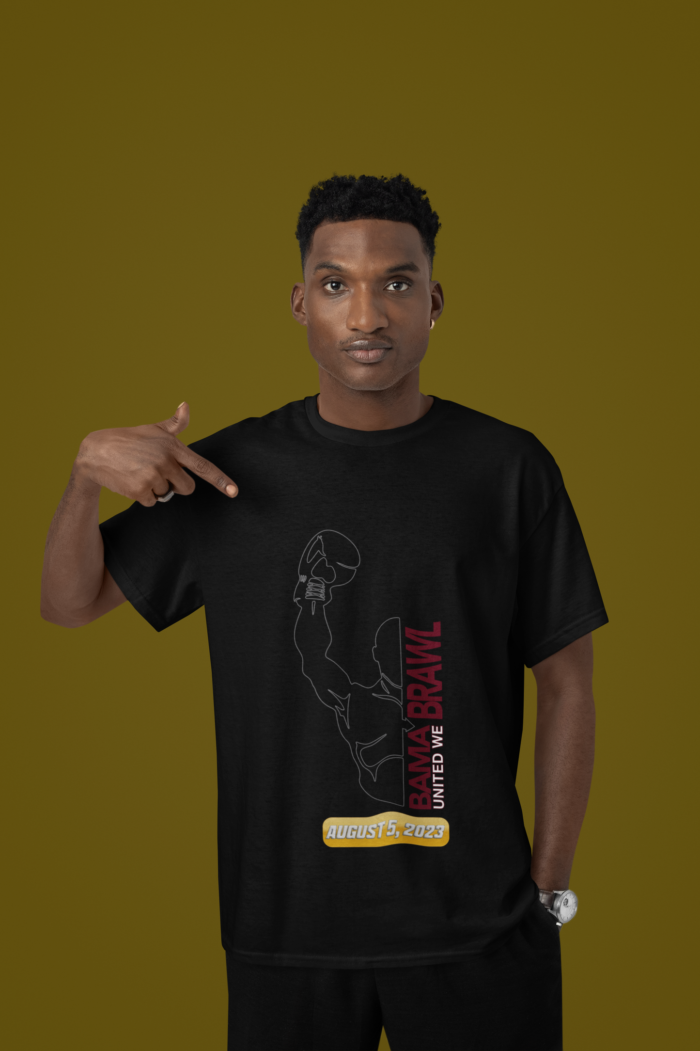 BAMA BRAWL COMMEMORATIVE , FRONT PRINT ONLY - Unisex t-shirt