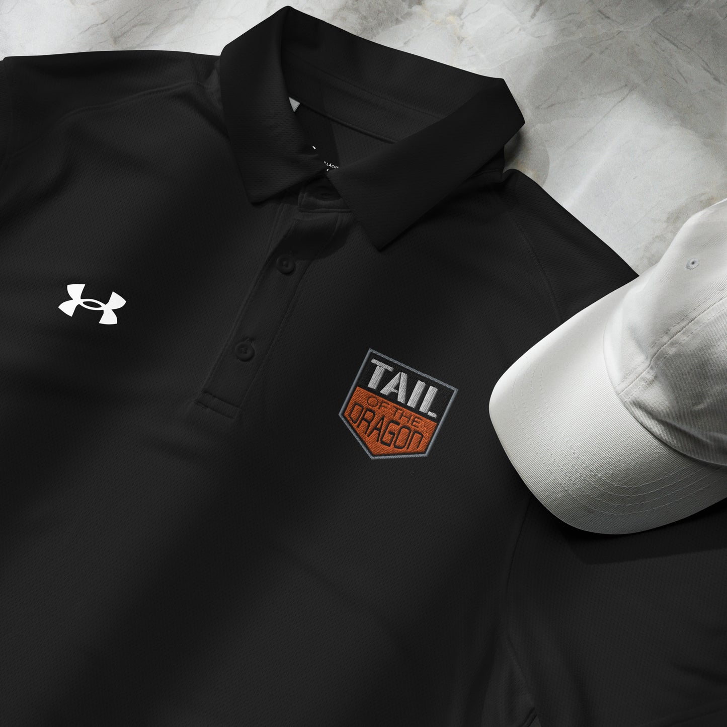 Under Armour® Tail Of The Dragon Embroidered men's polo