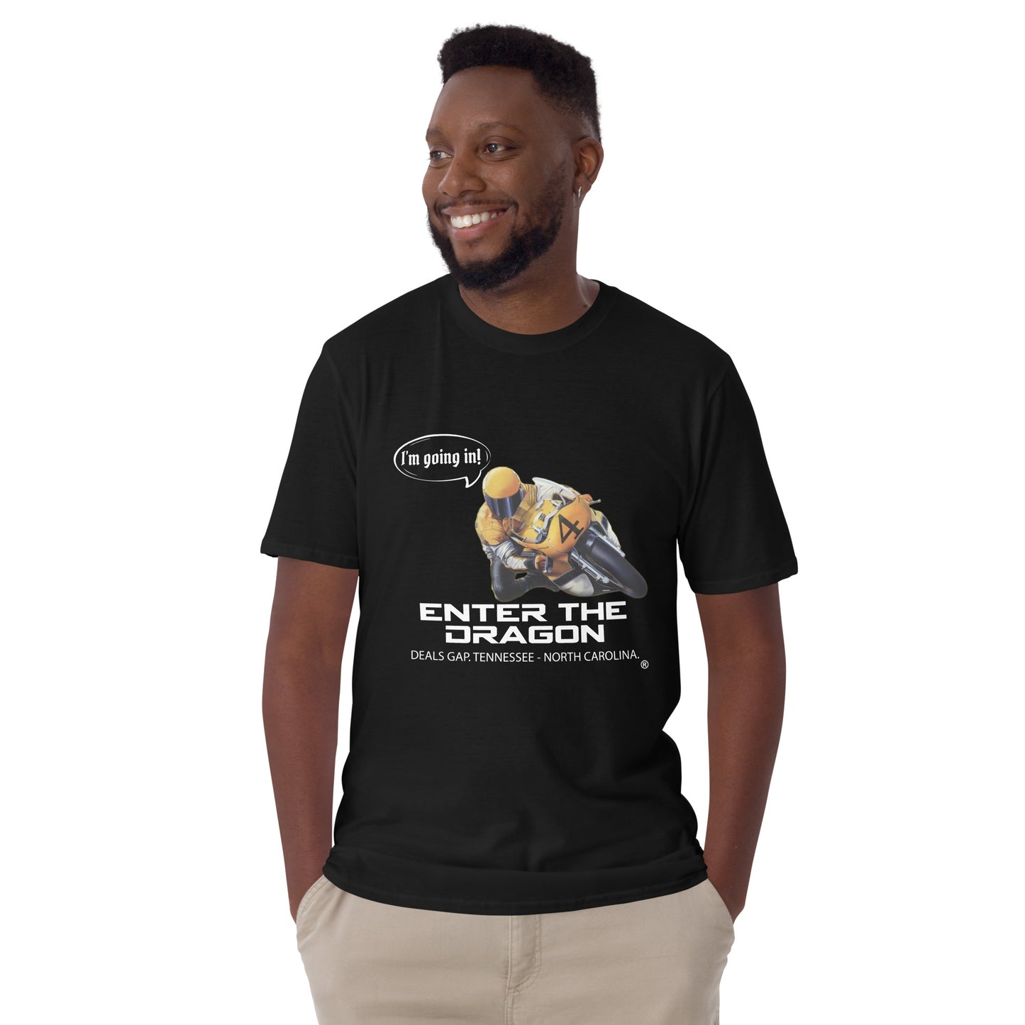 Enter The Dragon , Front Only Print , Short-Sleeve Unisex T-Shirt