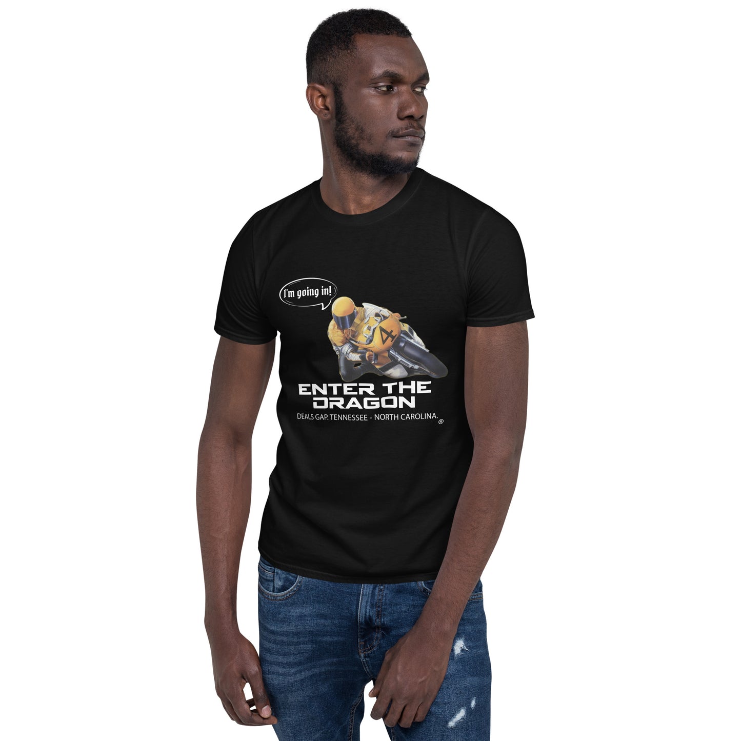 Enter The Dragon , Front Only Print , Short-Sleeve Unisex T-Shirt