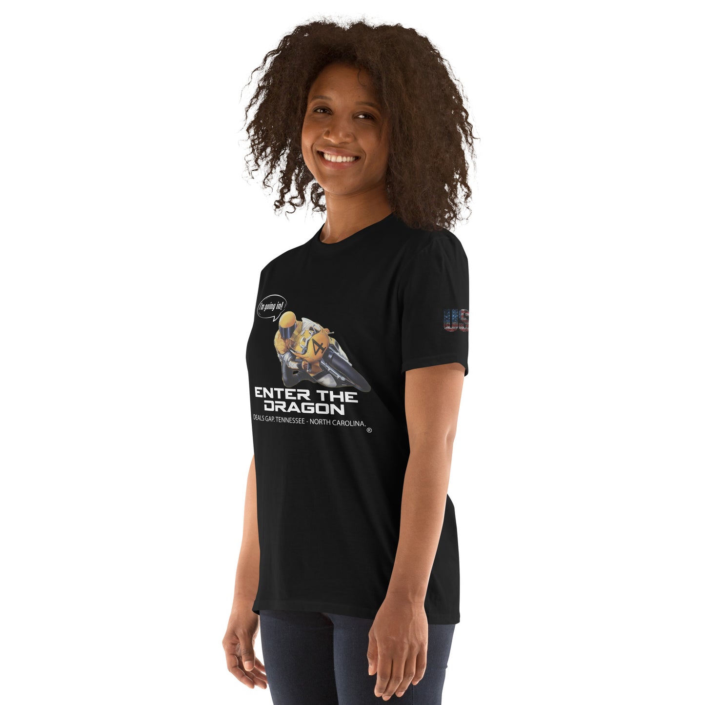 Enter The Dragon (4) Sided Print Short-Sleeve Unisex T-Shirt