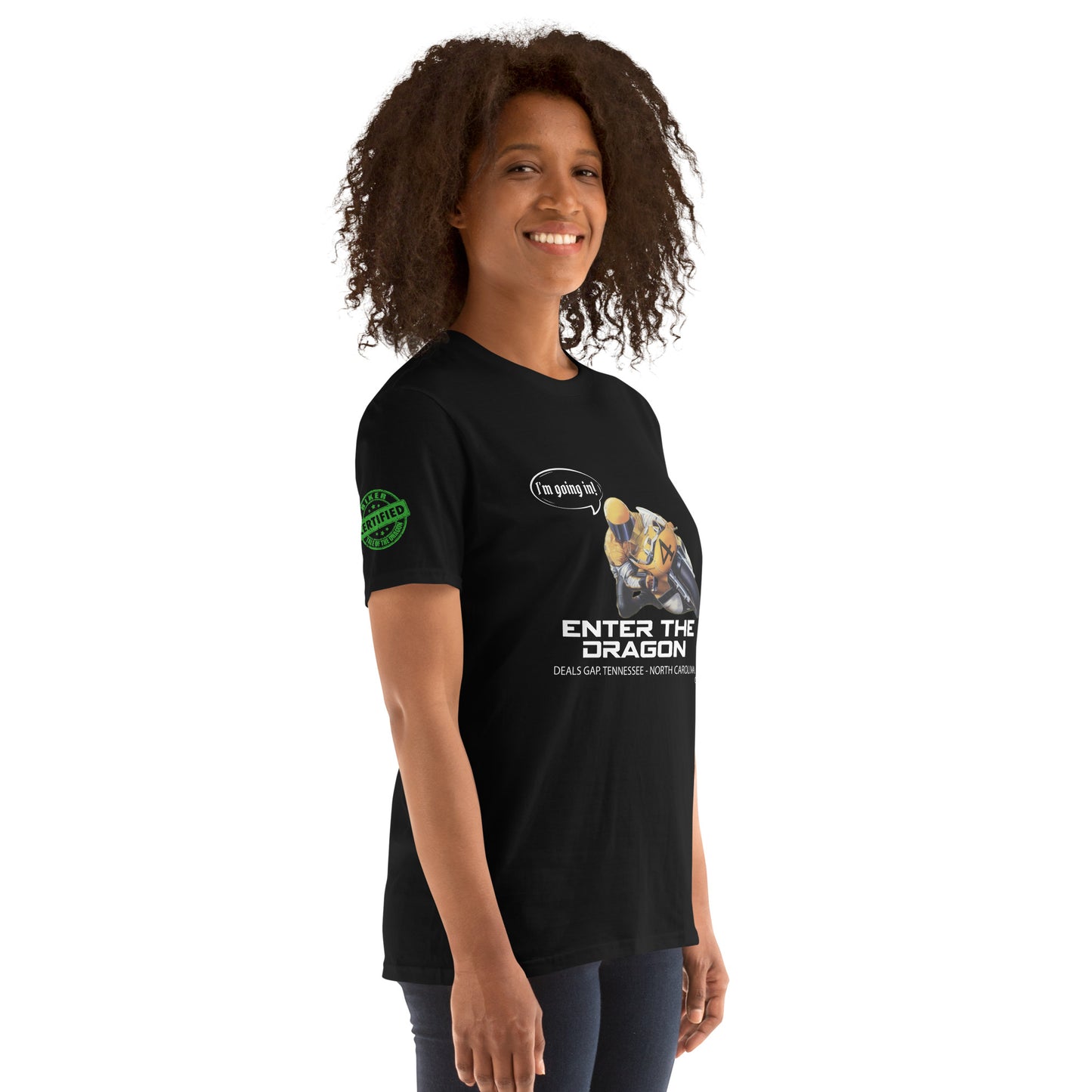 Enter The Dragon (4) Sided Print Short-Sleeve Unisex T-Shirt